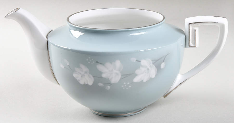 Moonflower Teapot No Lid by Royal Worcester-1