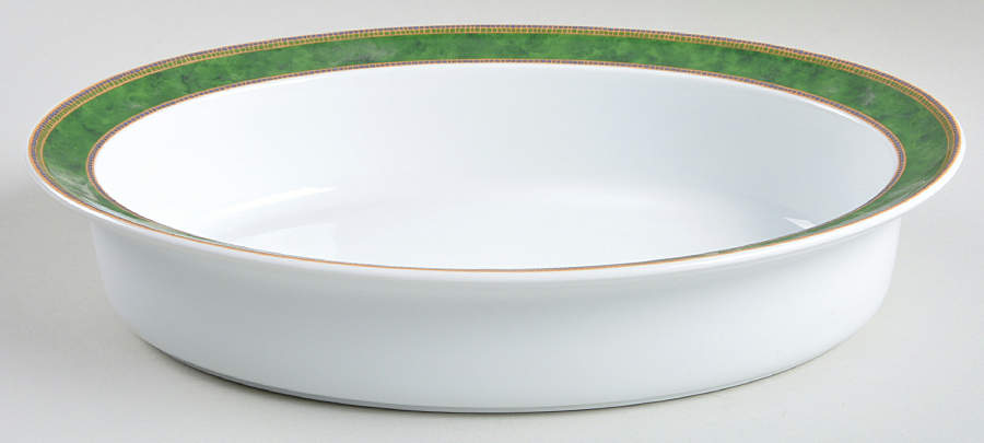 Mosaic 11" Oval Vegetable Bowl by Royal Worcester-1