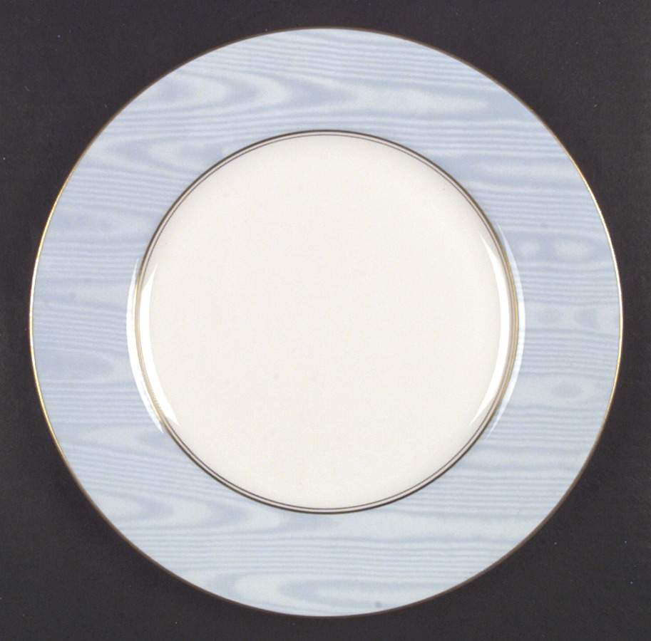 Moire Silk Blue Dinner Plate by Royal Worcester-1