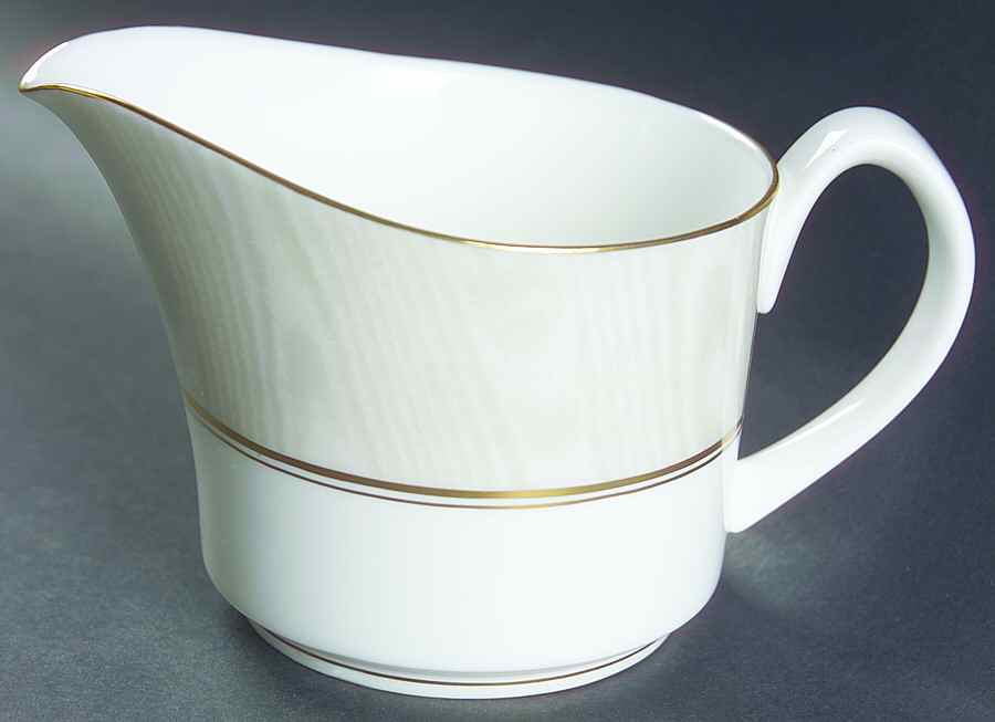 Moire Silk Grey Creamer by Royal Worcester-1