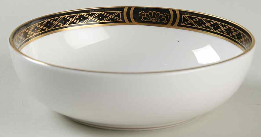 Mountbatten Black Fruit/Dessert (Sauce) Bowl by Royal Worcester-1