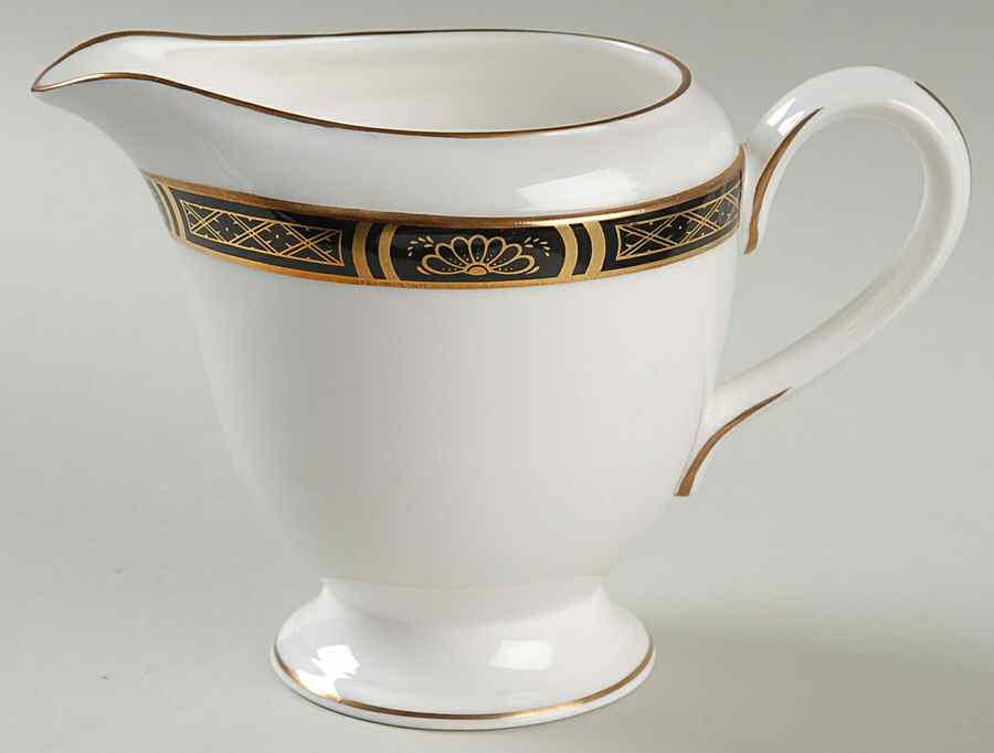 Mountbatten Black Creamer by Royal Worcester-1