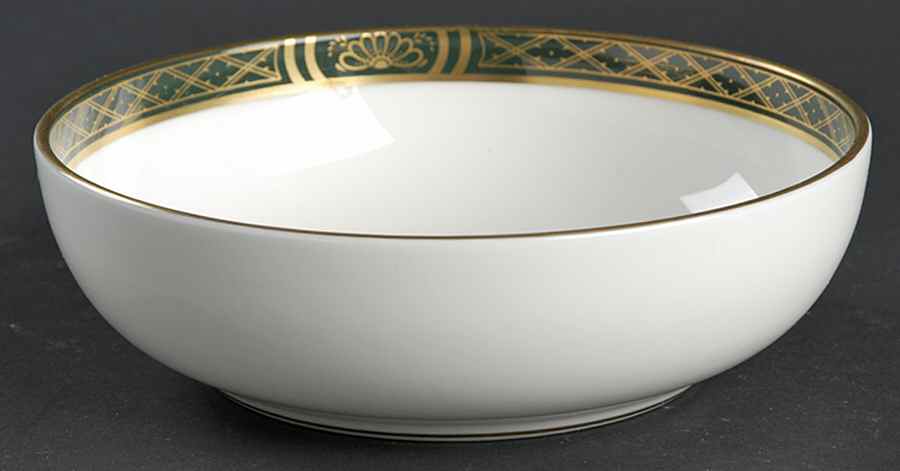 Mountbatten Green Fruit/Dessert (Sauce) Bowl by Royal Worcester-1