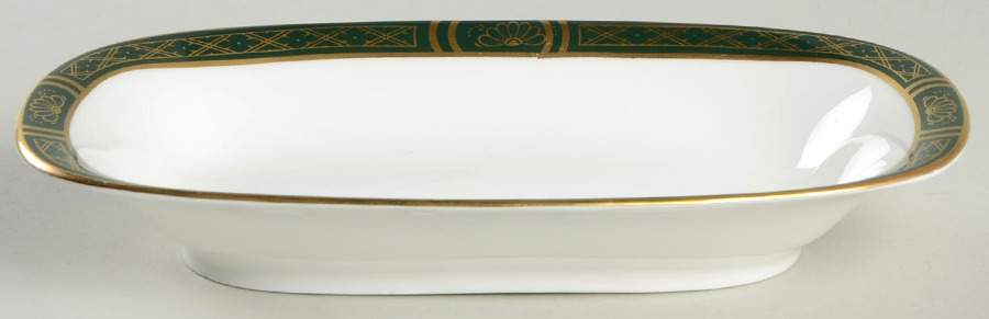 Mountbatten Green Pickle Dish by Royal Worcester-1