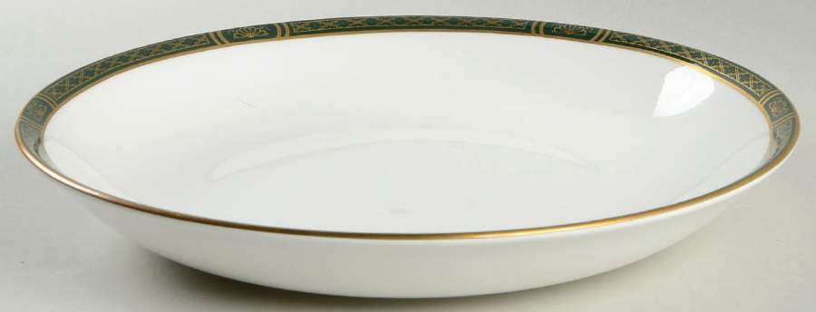 Mountbatten Green 11" Pasta Serving Bowl by Royal Worcester-1