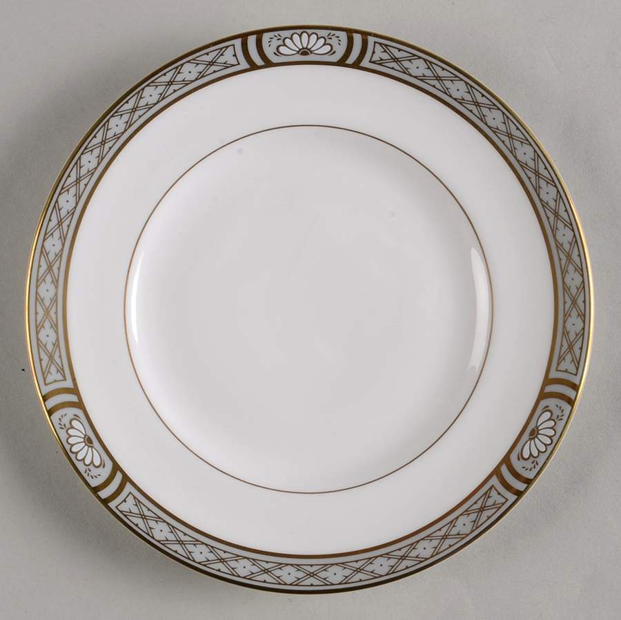 Mountbatten Grey Bread & Butter Plate by Royal Worcester-1