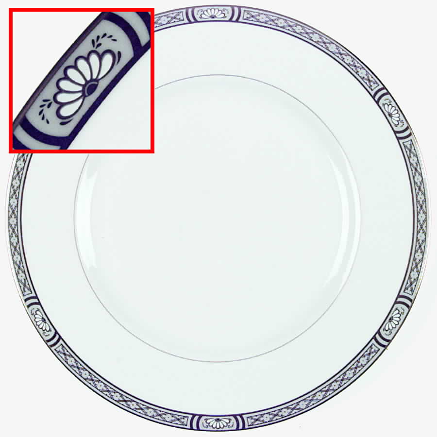 Mountbatten Grey Dinner Plate by Royal Worcester-1