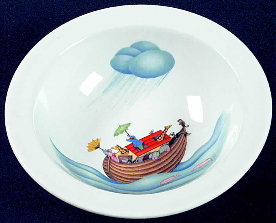 Noah's Ark Child's Bowl by Royal Worcester-1