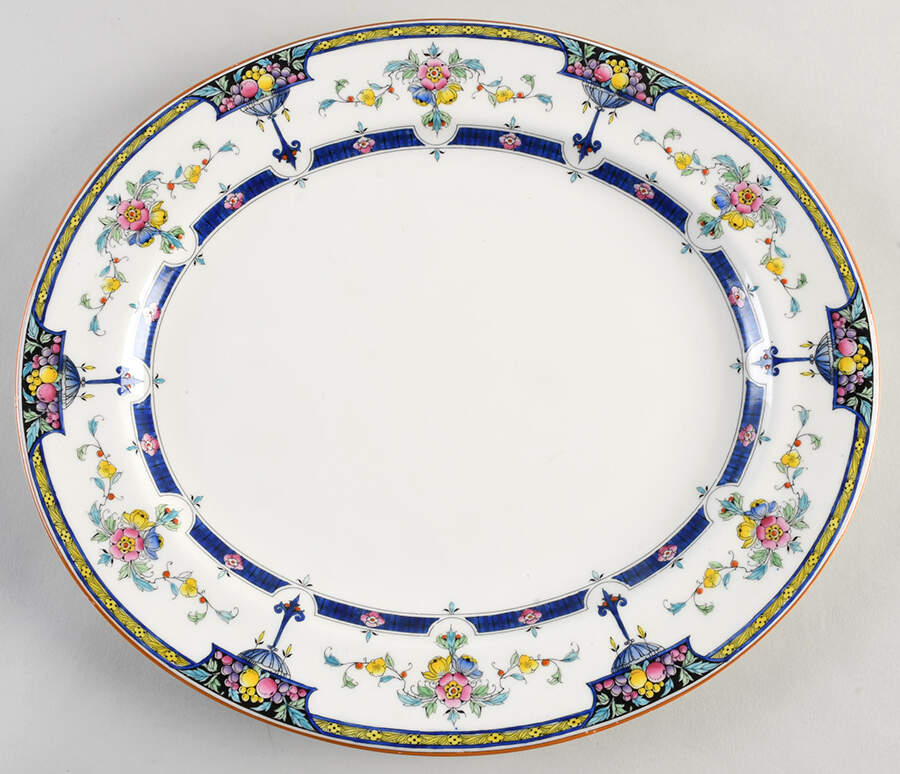 Orlando 13" Oval Serving Platter by Royal Worcester-1