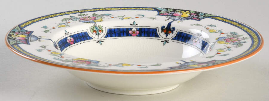 Orlando Rim Fruit/Dessert (Sauce) Bowl by Royal Worcester-1