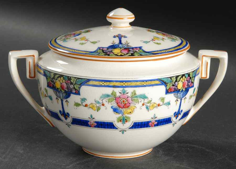Orlando Sugar Bowl & Lid by Royal Worcester-1