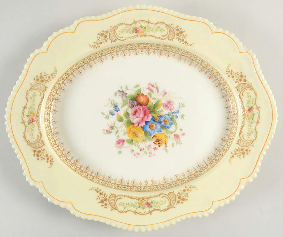 Orleans 12" Oval Serving Platter by Royal Worcester-1
