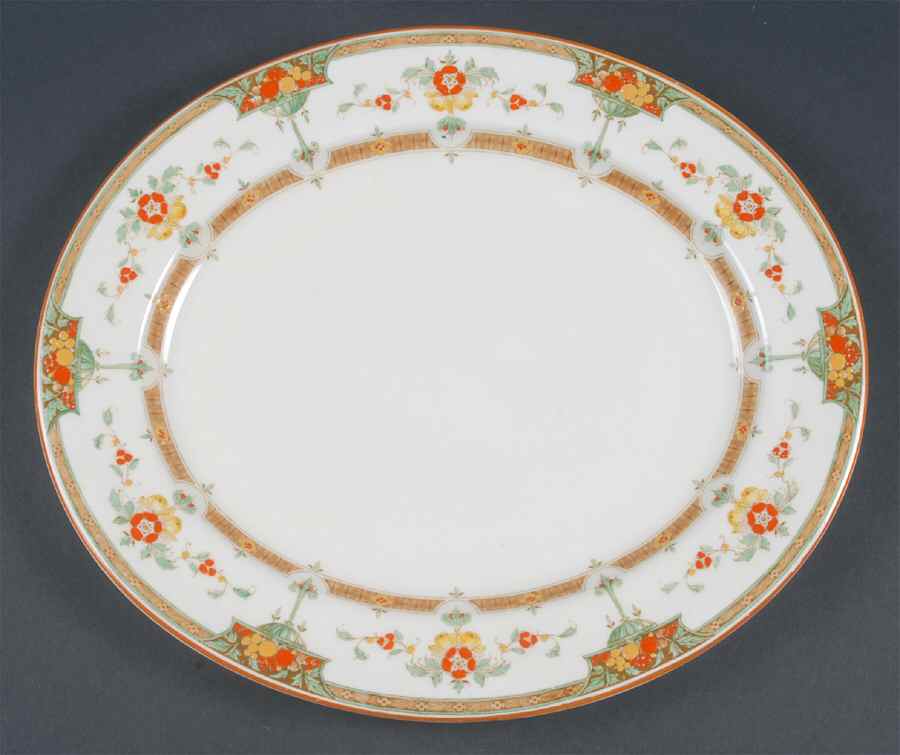 Orlando Orange 13" Oval Serving Platter by Royal Worcester-1