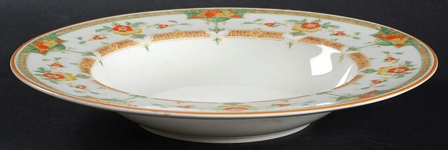Orlando Orange Large Rim Soup Bowl by Royal Worcester-1