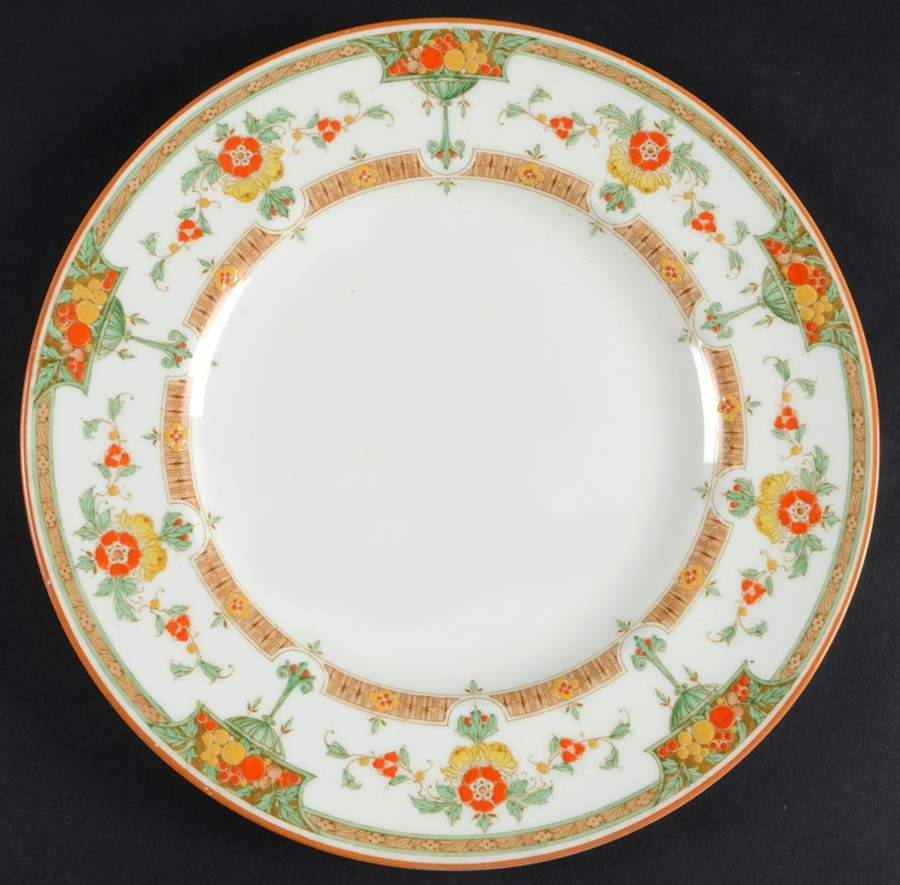 Orlando Orange Luncheon Plate by Royal Worcester-1