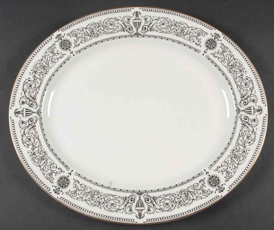 Padua 17" Oval Serving Platter by Royal Worcester-1