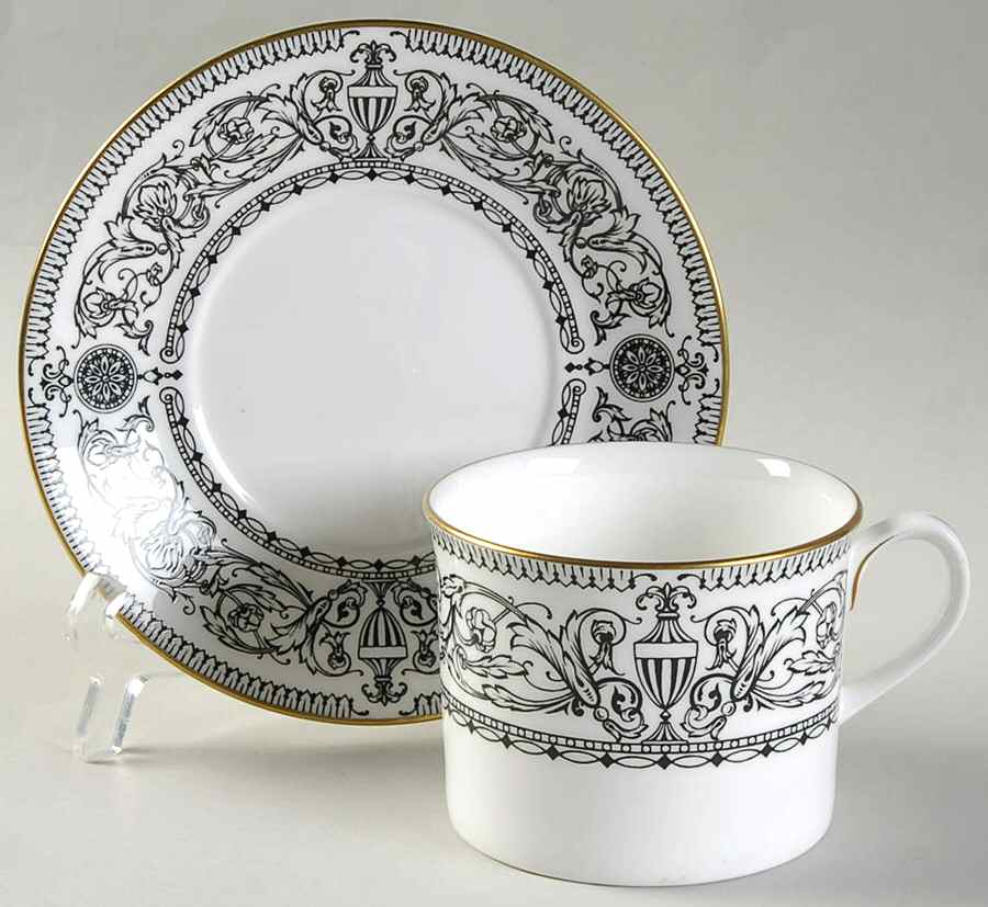 Padua Flat Cup & Saucer Set by Royal Worcester-1