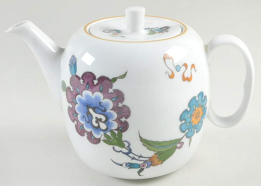 Palmyra Teapot & Lid by Royal Worcester-1