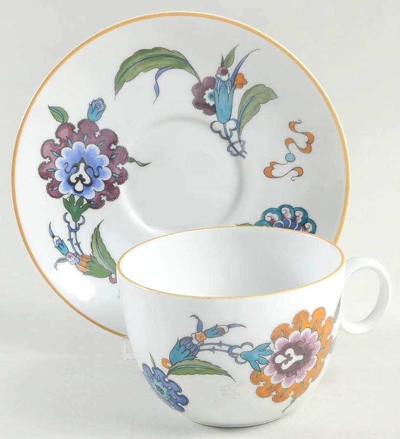 Palmyra Oversized Cup & Saucer Set by Royal Worcester-1