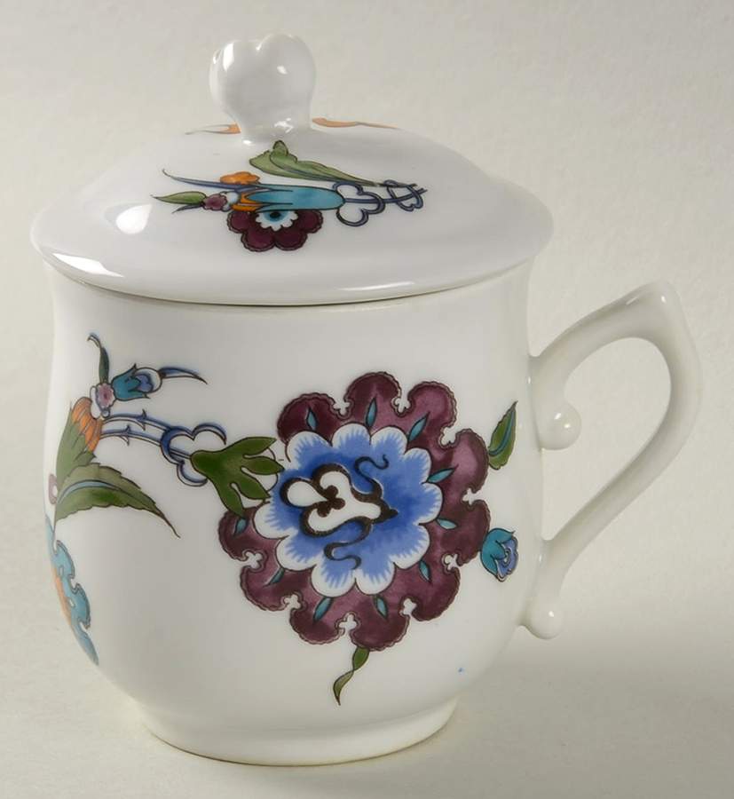 Palmyra Pot de Creme (2 Pc)-Lid & Base by Royal Worcester-1