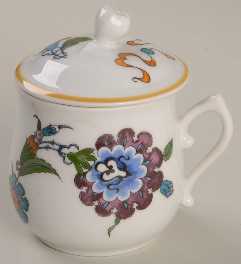 Palmyra 2 Pc Pot de Creme w/Lid & Base by Royal Worcester-1