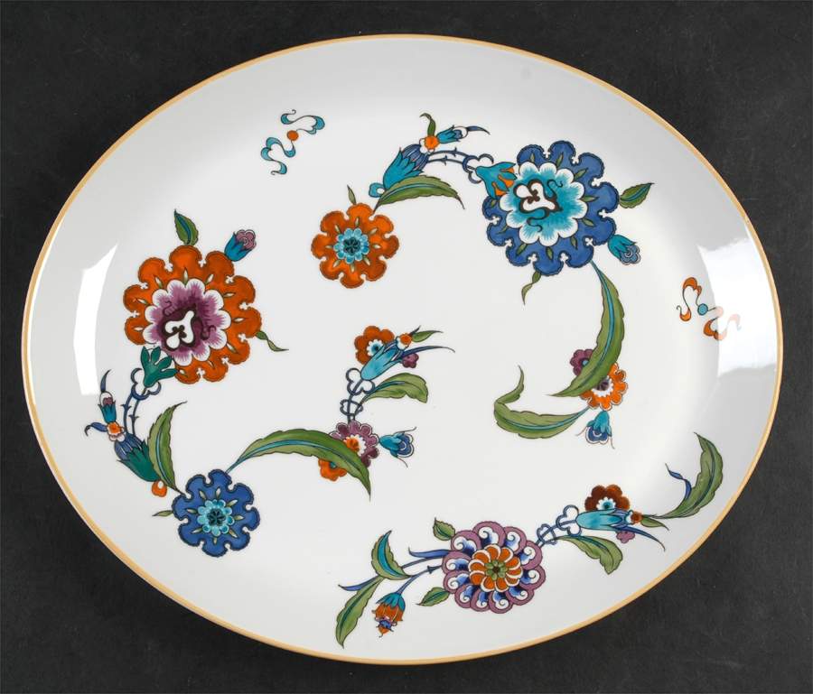 Palmyra 13" Oval Serving Platter by Royal Worcester-1