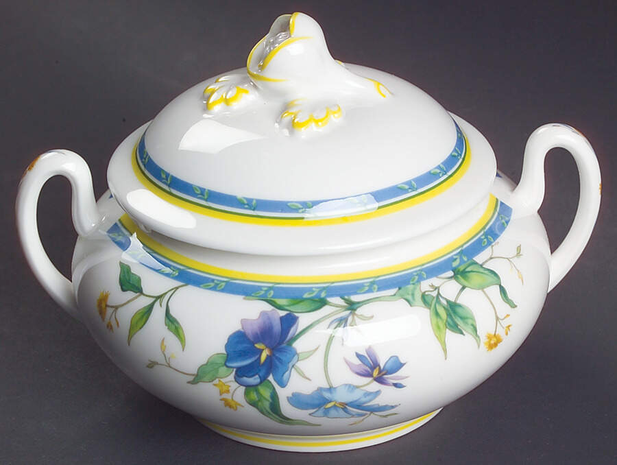 Pastorale Sugar Bowl & Lid by Royal Worcester-1