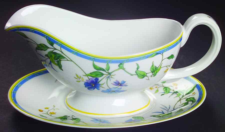 Pastorale Gravy Boat & Underplate by Royal Worcester-1