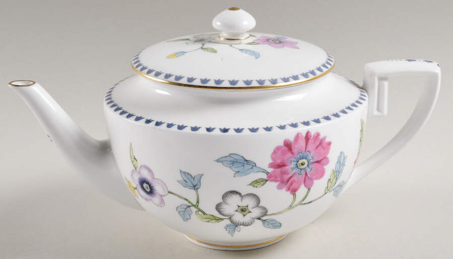 Patricia Teapot & Lid by Royal Worcester-1