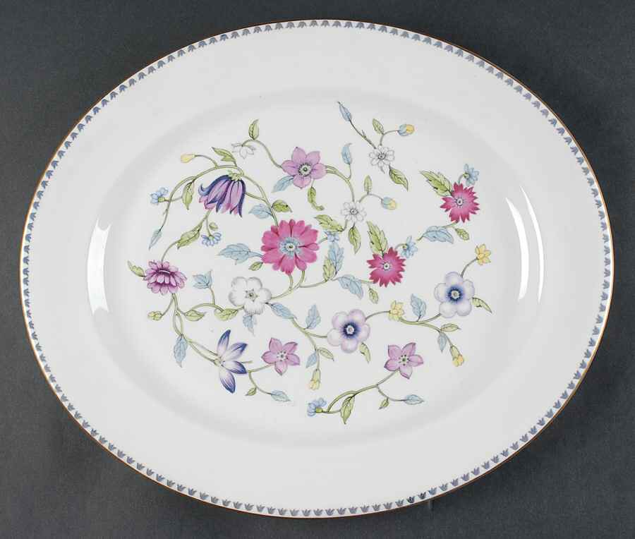 Patricia 15" Oval Serving Platter by Royal Worcester-1