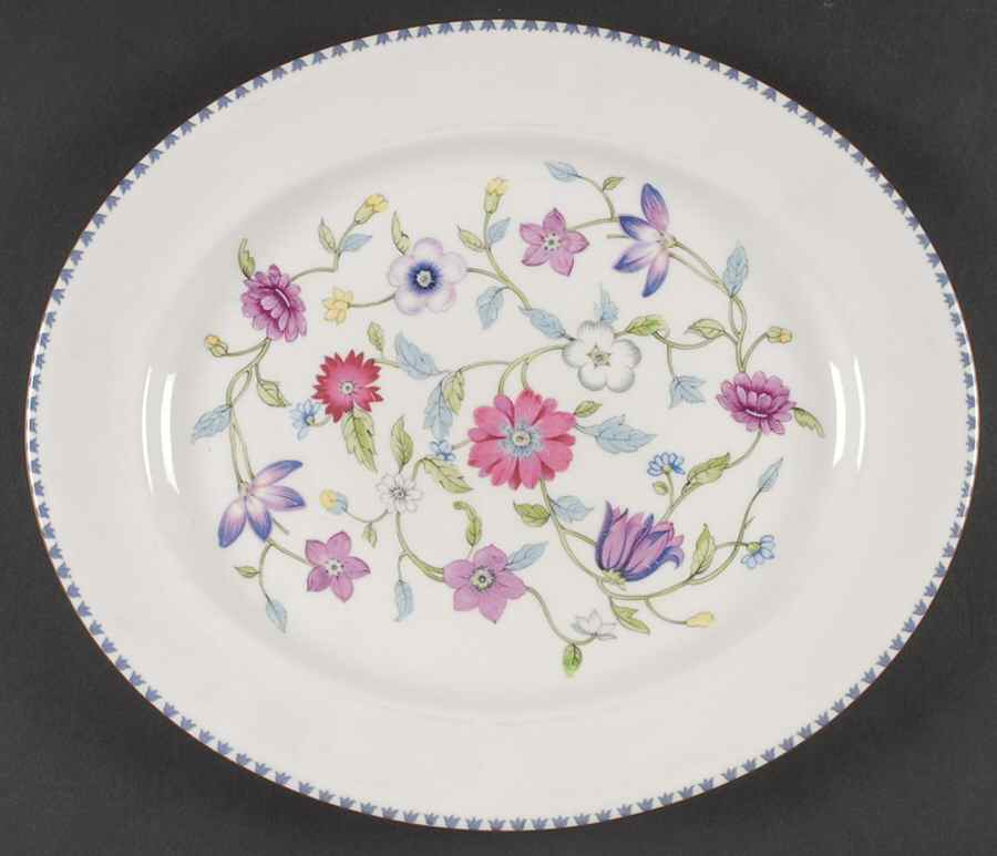Patricia 13" Oval Serving Platter by Royal Worcester-1