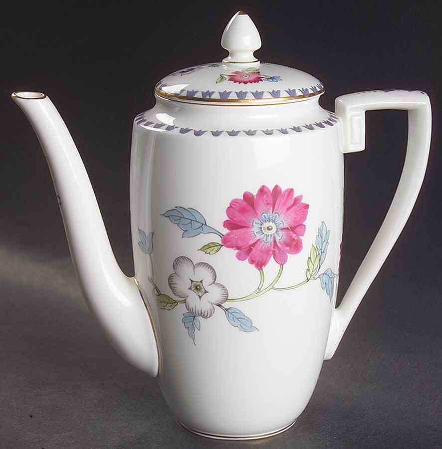 Patricia Mini Coffee Pot & Lid by Royal Worcester-1