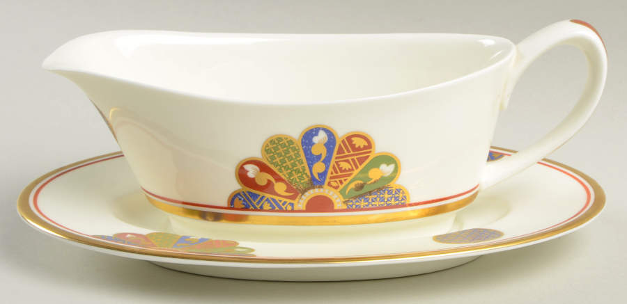 Pavilion Gravy Boat & Underplate by Royal Worcester-1