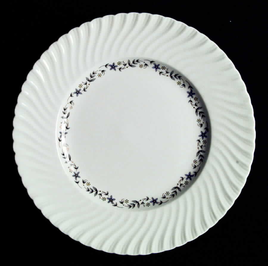 Petite Fleur (Swirl) Dinner Plate by Royal Worcester-1