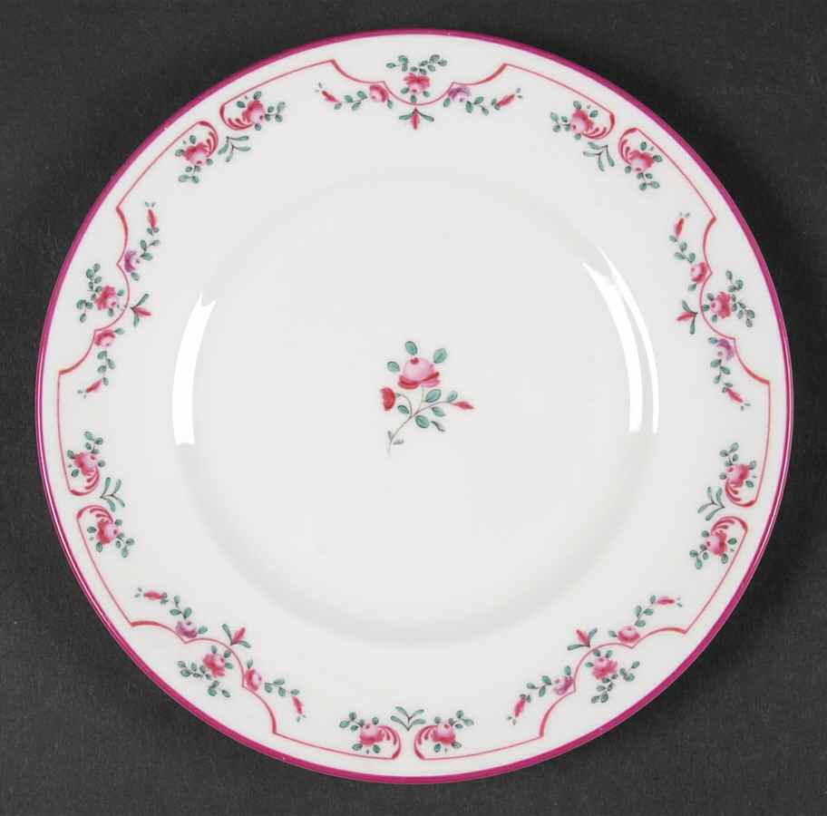 Petite Fleur Pink (Smooth) Bread & Butter Plate by Royal Worcester-1