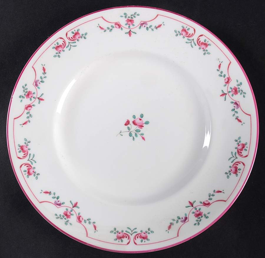 Petite Fleur Pink (Smooth) Salad Plate by Royal Worcester-1