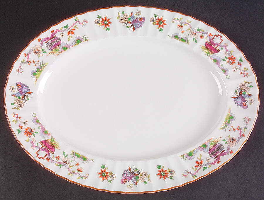Pekin 13" Oval Serving Platter by Royal Worcester-1