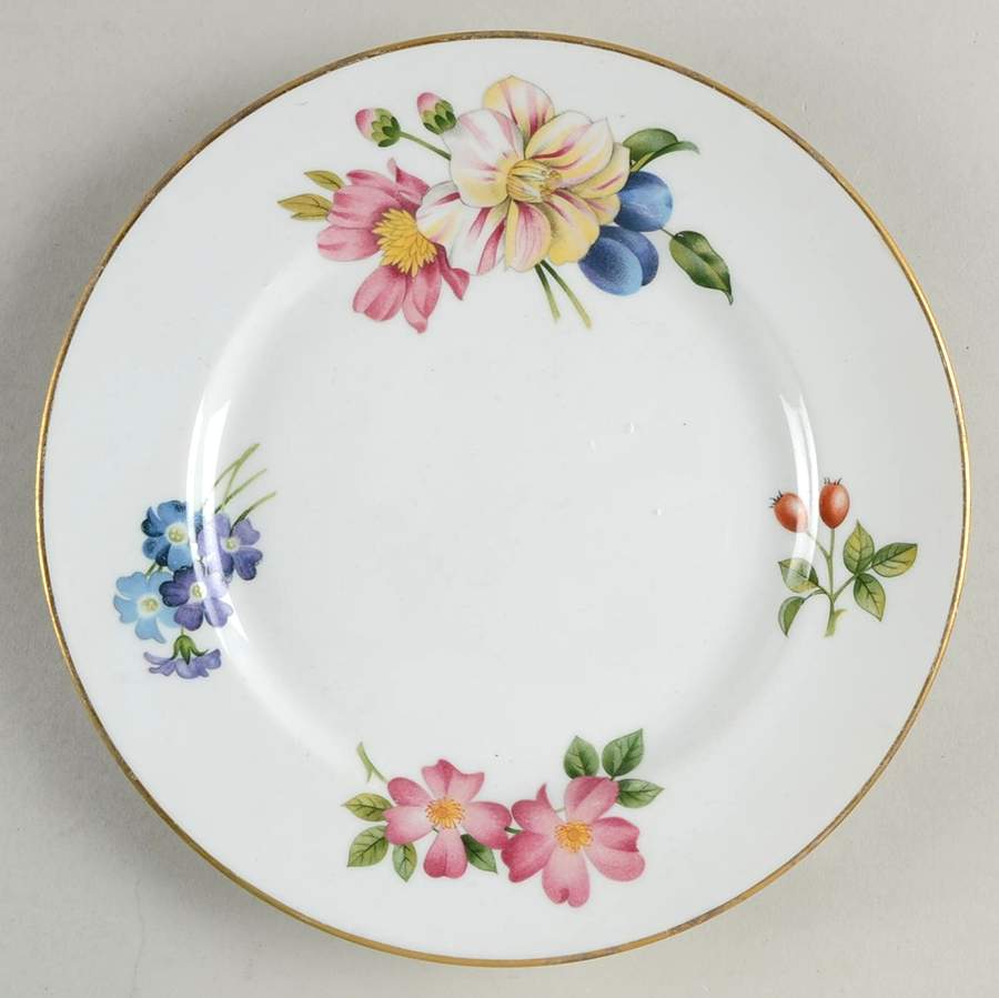 Pershore (Gold Trim) Salad Plate by Royal Worcester-1