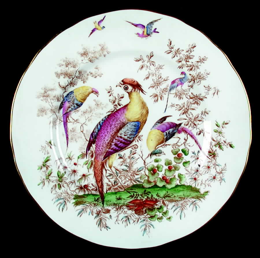 Pheasant Multicolor Dinner Plate by Royal Worcester-1