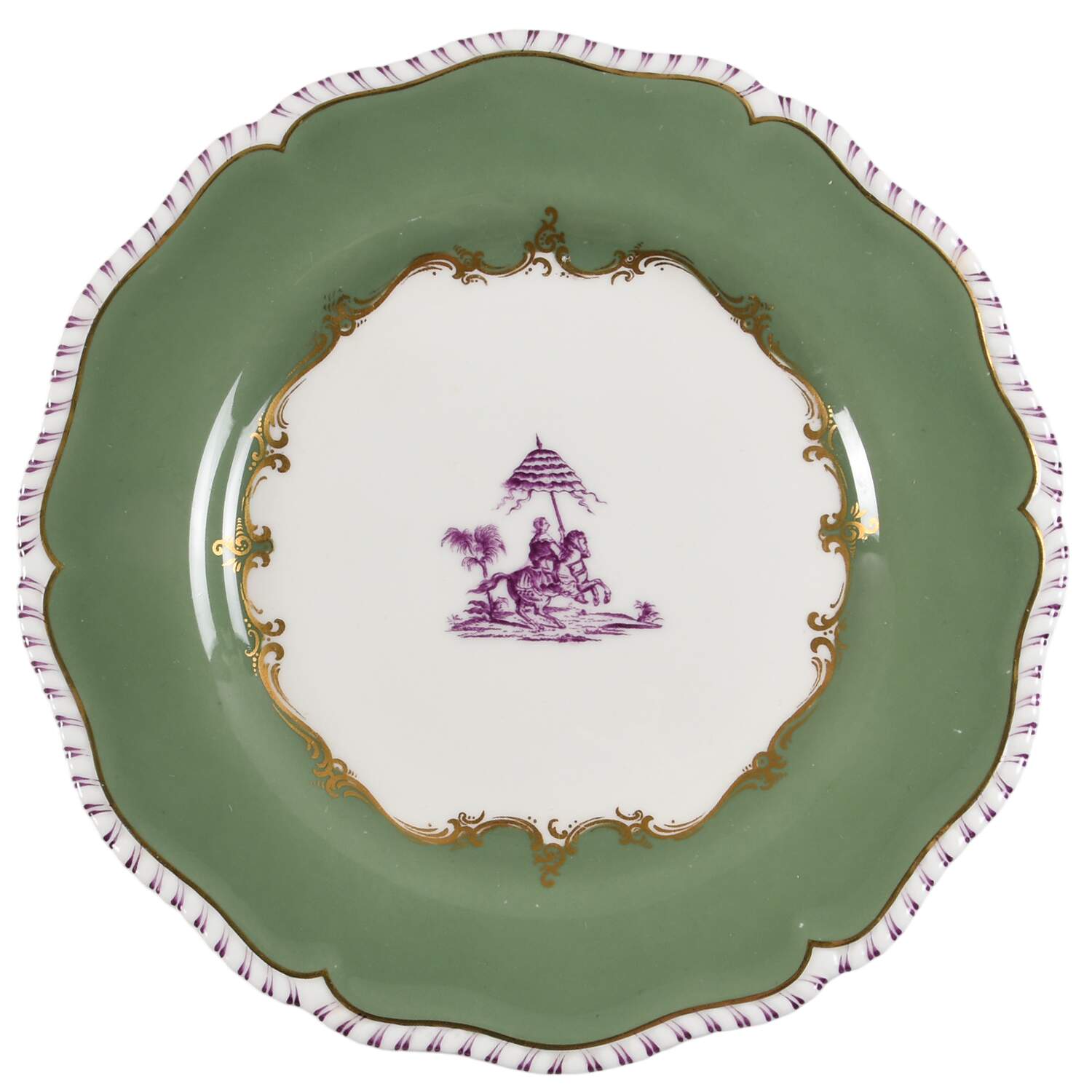 Pillament Luncheon Plate by Royal Worcester-1