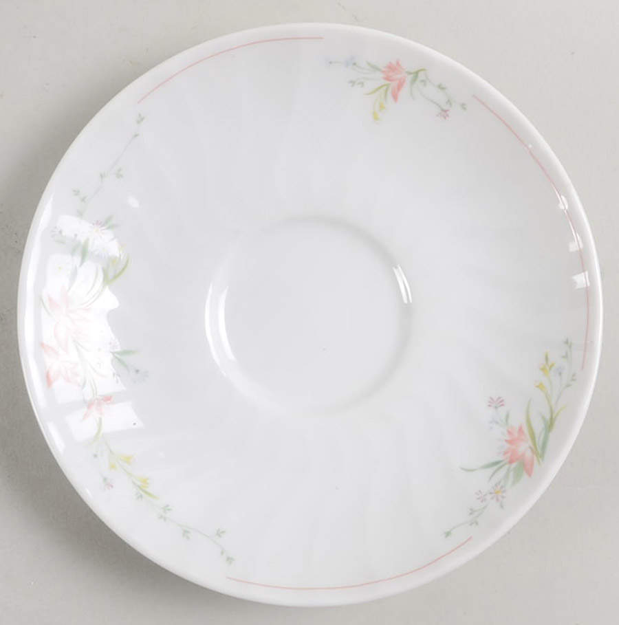 Pink Whisper Saucer by Royal Worcester-1