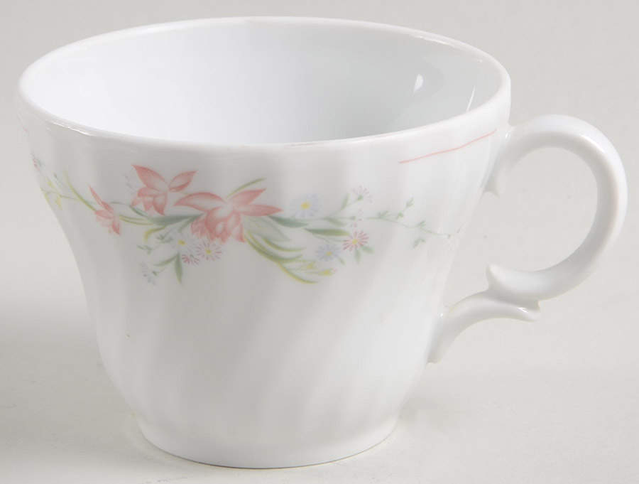 Pink Whisper Flat Cup by Royal Worcester-1