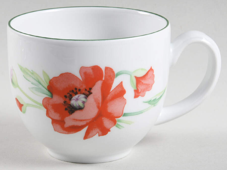 Poppies Flat Cup by Royal Worcester-1