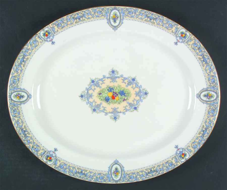 Portia (Z1407-1) 15" Oval Serving Platter by Royal Worcester-1