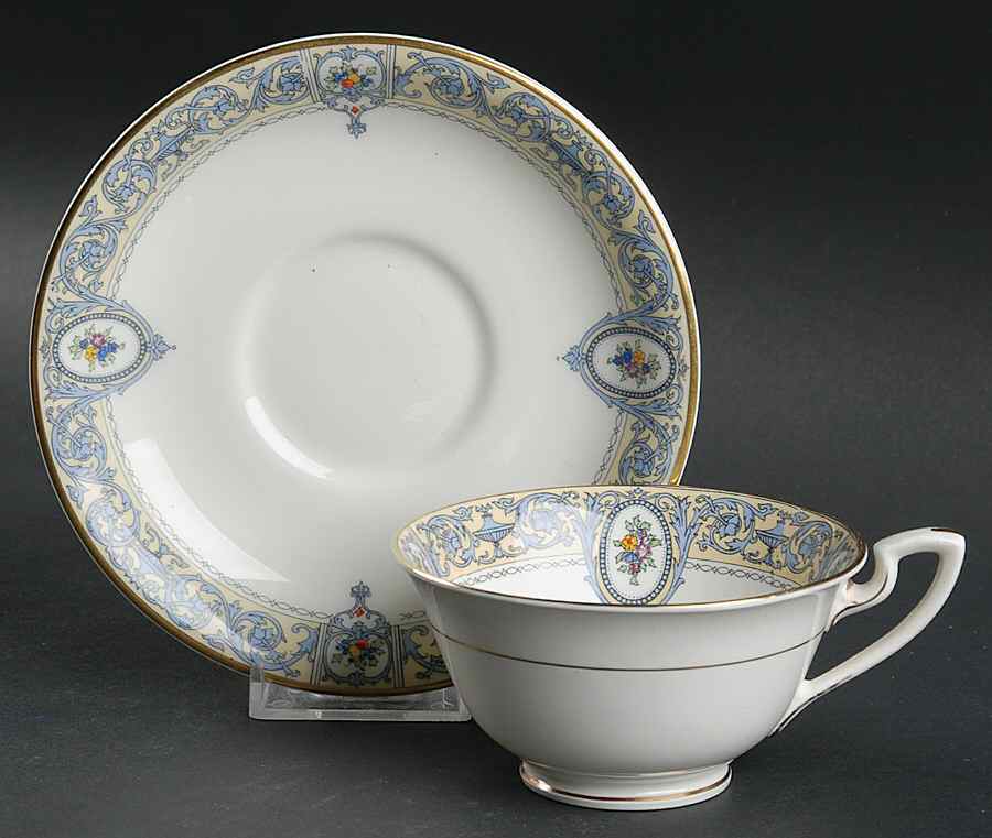 Portia (Z1407-1) Footed Cup & Saucer Set by Royal Worcester-1