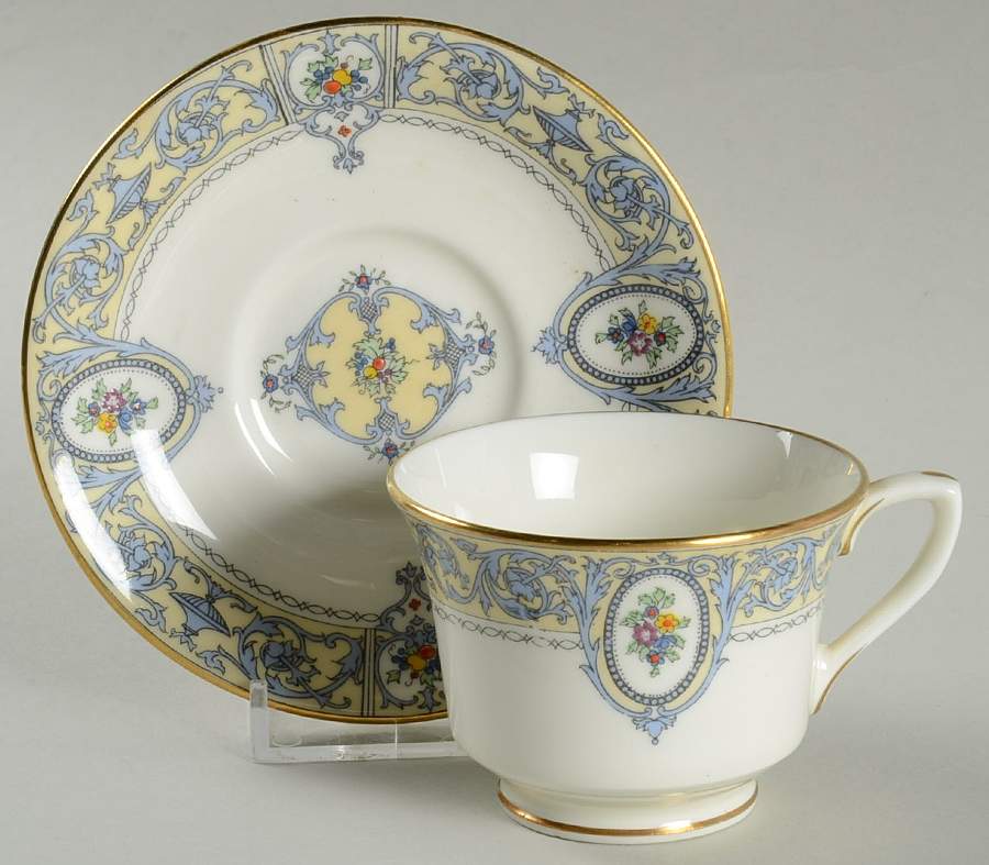 Portia (Z1407-1) Footed Demitasse Cup & Saucer Set by Royal Worcester-1