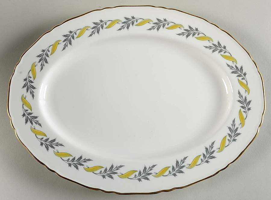 Princess Ann 13" Oval Serving Platter by Royal Worcester-1