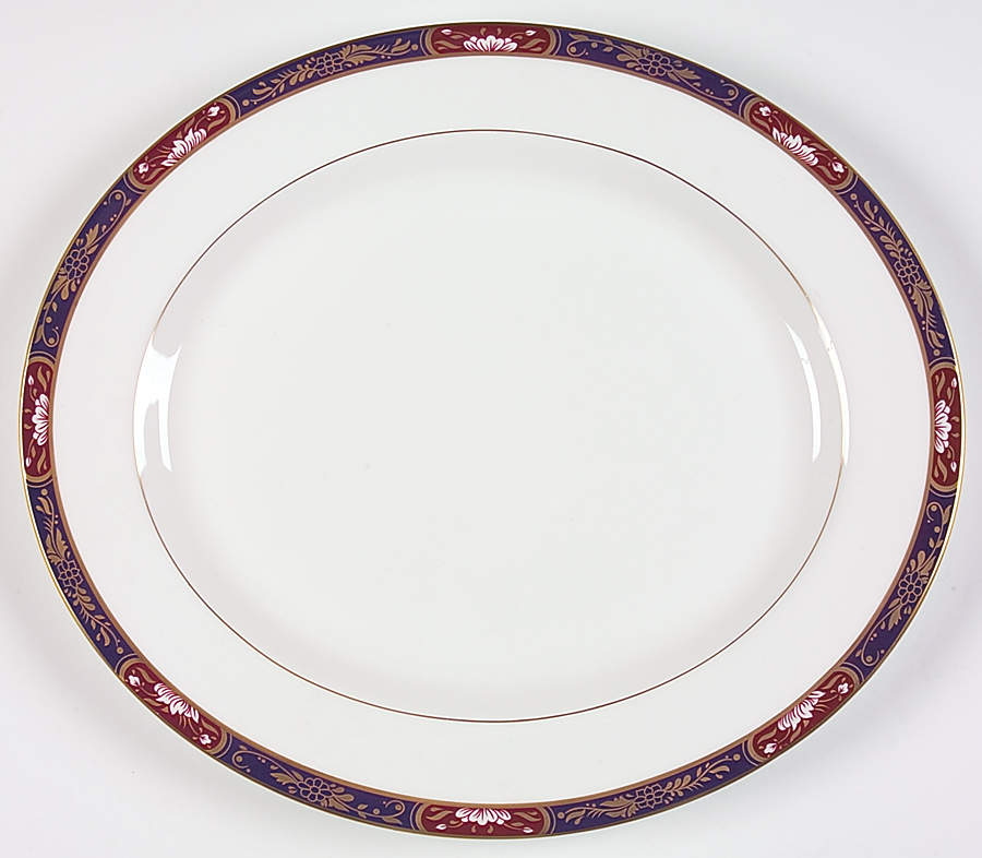 Prince Regent 13" Oval Serving Platter by Royal Worcester-1
