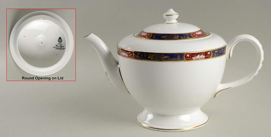 Prince Regent Teapot & Lid by Royal Worcester-1