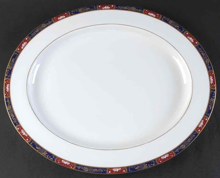 Prince Regent 15" Oval Serving Platter by Royal Worcester-1